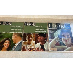 Look Magazine Vintage 1962/1966 Romy Schneider/Arnold Palmer and The Monkees